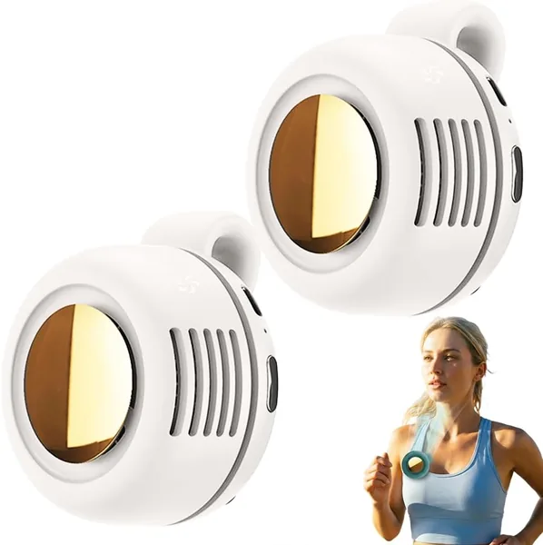 Toerjii Mini-Lüfter mit Clip, tragbarer Bauchlüfter, Batterie, wiederaufladbar, 3 einstellbare Windstärken für Camping und Arbeit im Sommer – 15% Rabatt