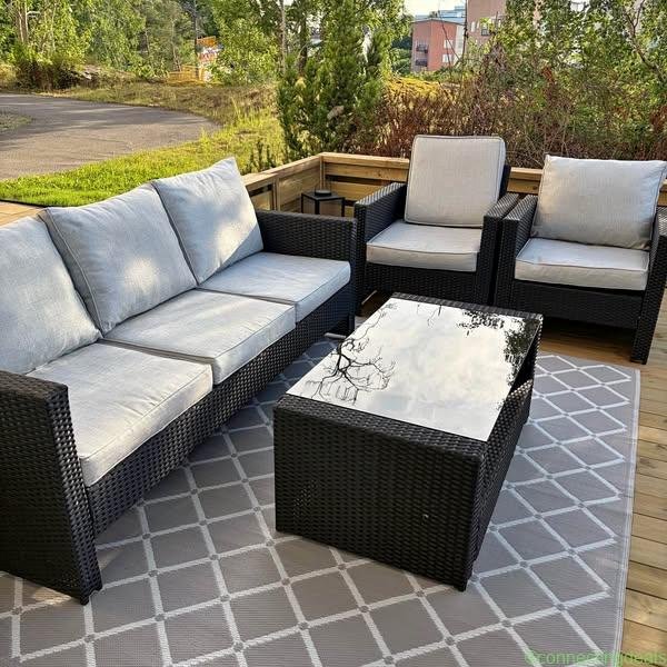 Utemöbler/loungeset Bauhaus