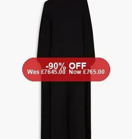 VALENTINO GARAVANI Cape-effect silk crepe de chine jumpsuit - 90% Off in United Kingdom