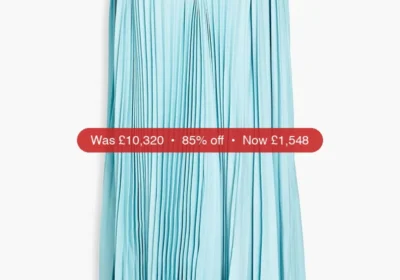 VALENTINO GARAVANI Cutout pleated leather midi dress - 85% Off in United Kingdom