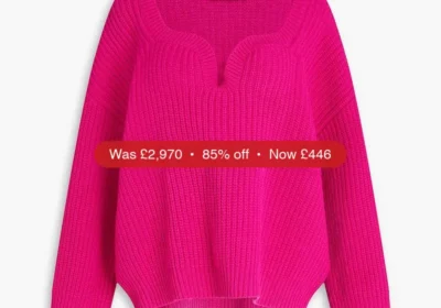 VALENTINO GARAVANI Ribbed wool sweater - 85% Off in United Kingdom
