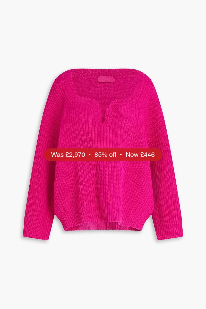 VALENTINO GARAVANI Ribbed wool sweater – 85% Off