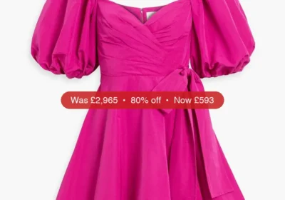 VALENTINO GARAVANI Wrap-effect cotton-blend faille mini dress - 80% Off in United Kingdom