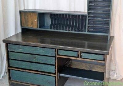 Vintage Handmade Engineers Desk in Melbourne