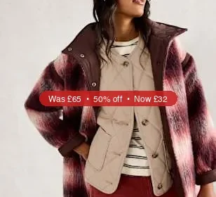 White Stuff Button Front Quilted Gilet - 50% Off in United Kingdom