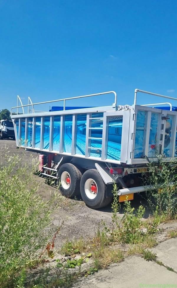 Zwembad trailer – Aluminium – mobiel zwembad