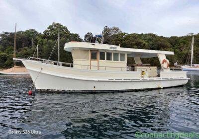 Free ad: 1986 Mick Nesbitt Build trawler style 13.8m in Sydney. 1986 Mick Nesbitt Build trawler style 13.8m in Sydney