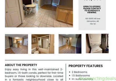 2-Bedroom Condo in Edmonton, AB in Edmonton