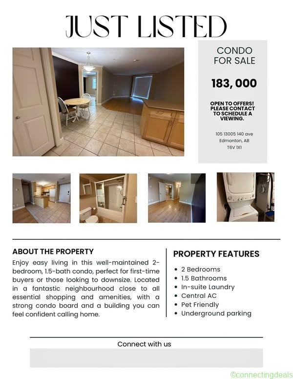2-Bedroom Condo in Edmonton, AB
