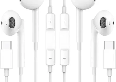 Free ad: 2 Pack USB C Headphones Earbuds iPhone 17/16/Plus Wired (Microphone & Remote) in Canada. 2 Pack USB C Headphones Earbuds iPhone 17/16/Plus Wired (Microphone & Remote) in Canada
