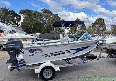 Free ad: 2021 Quintrex 430 Fishabout Pro in Melbourne. 2021 Quintrex 430 Fishabout Pro in Melbourne