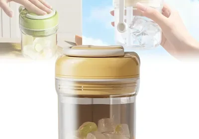 Free ad: 2026 New Touchless Ice Cube Water Bottle with Straw - Portable Design in Singapore. 2026 New Touchless Ice Cube Water Bottle with Straw - Portable Design in Singapore
