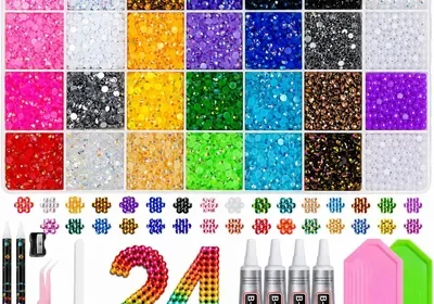 Free ad: 24-Color 3mm Resin Gems Kit - 32,000 Pcs with Glue & Tools in Qatar. 24-Color 3mm Resin Gems Kit - 32,000 Pcs with Glue & Tools in Qatar