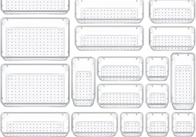 Free ad: 25-Piece Clear Plastic Drawer Organizers - Storage Trays 25% Off in South Africa. 25-Piece Clear Plastic Drawer Organizers - Storage Trays 25% Off in South Africa