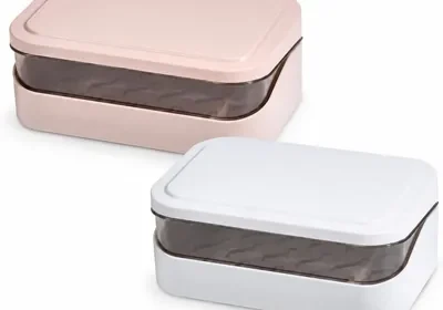 Free ad: 2PCS Soap Dish with Lid, Travel Soap Case for Shower, Off-white & Pink | Waterproof Leakproof Contai in United Kingdom. 2PCS Soap Dish with Lid, Travel Soap Case for Shower, Off-white & Pink | Waterproof Leakproof Contai in United Kingdom