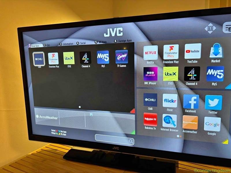 32-inch JVC LED Smart TV