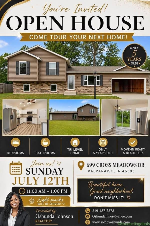 4 Beds 3 Baths – House