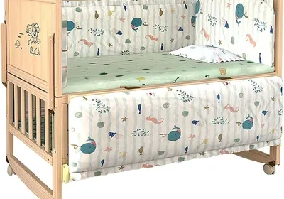 Free ad: 4-in-1 Convertible Baby Crib, Best Deal in Kuwait. 4-in-1 Convertible Baby Crib, Best Deal in Kuwait