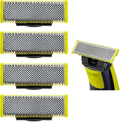 4 PCS Cuchillas de Repuesto para Philips OneBlade y OneBlade Pro, Acero Inoxidable, Mejores Precios — Ahorra Ahora