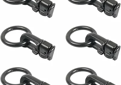 6Pcs L-Track Tie Down Fittings - 15% Off in United Kingdom