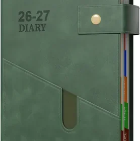 Free ad: Academic Diary 2026-27 A5 Page A Day, Button Strap, Colorful Tabs, 400 Pages in Oman. Academic Diary 2026-27 A5 Page A Day, Button Strap, Colorful Tabs, 400 Pages in Oman