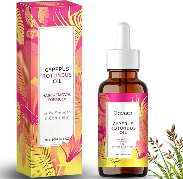 Aceite de Cyperus Rotundus, 100% Natural, para la Eliminación del Vello, Reducir el Crecimiento, 60 ml – Mejor Oferta