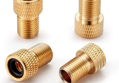 Adaptateur de valve Presta en laiton, convertissez votre valve Presta en valve Schrader pour gonfler les pneus avec une pompe standard - Meilleure affaire in France