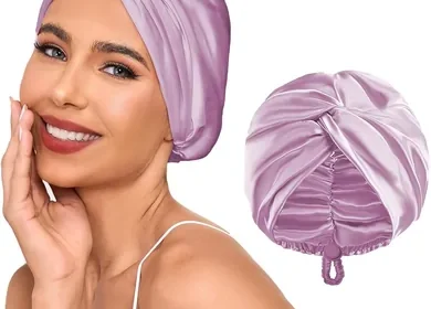 Free ad: Adjustable Silk Satin Hair Bonnet - Best Deal in Australia. Adjustable Silk Satin Hair Bonnet - Best Deal in Australia