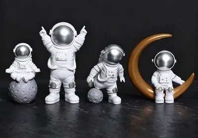 Free ad: Adornos de Astronauta para Escritorio 4PCS, Figura Decorativa Astronautas Resina, Escultura Discreta in Mexico. Adornos de Astronauta para Escritorio 4PCS, Figura Decorativa Astronautas Resina, Escultura Discreta in Mexico