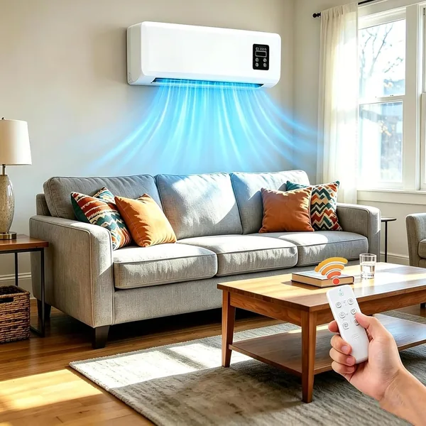 Aire Acondicionado Sin Unidad Exterior, Pared Montado, Super Silencioso con Telecomando, Instalación Fácil para Hogar y Oficina – Mejor Oferta