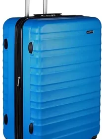 Amazon Basics Hardside Spinner Luggage - 30 Inch (78cm), Light Blue in Kuwait