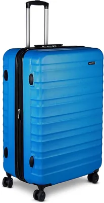 Amazon Basics Hardside Spinner Luggage – 30 Inch (78cm), Light Blue