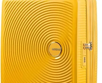 American Tourister Soundbox - Maleta Spinner S Expandable, 55 cm, 35.5/41 L, Amarillo (Dorado) in Spain
