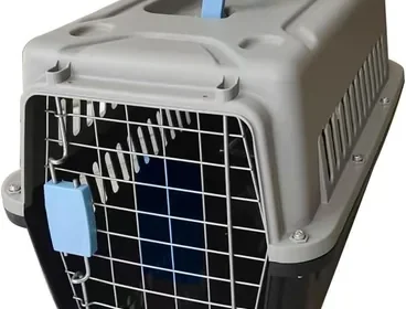 Amigo Cat Carrier for Pets, ABS Resin, 48x30x32cm, with Barrier & Metal Door - Best Deal in South Africa