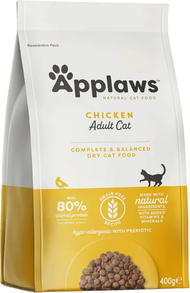 Applaws Kompletna karma dla dorosłych kotów bez zbóż z kurczaka – 400 g worek Best Price