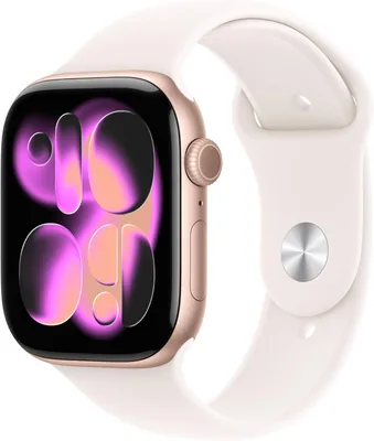 Apple Watch Series 11 GPS 42mm Smartwatch – Rose Gold/Light Blush Band – 20% Off