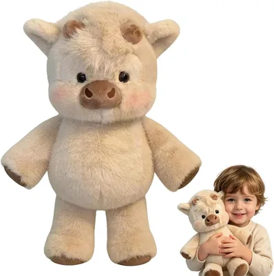 AQDJWHM Plush Running Cow, 45 cm, Regalo Perfetto per Bambini e Coppie (Sconto del 24%)