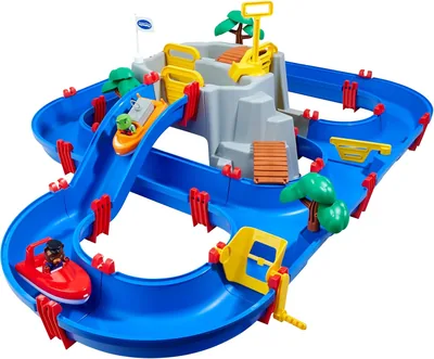 Aquaplay 8700001542 – Wasserfahrgeschäftset ‘Bergsee’, 42 Teile, 20% Rabatt