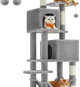 Free ad: Árbol para Gatos Feandrea de 155 cm con 5 Niveles, Rascadores de Sisal y Cueva Suave - 41% Descuento in Mexico. Árbol para Gatos Feandrea de 155 cm con 5 Niveles, Rascadores de Sisal y Cueva Suave - 41% Descuento in Mexico
