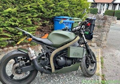 Army themed ninja 600 in Liverpool