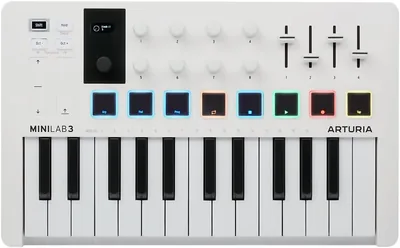 Free ad: Arturia MiniLab 3 MIDI Keyboard Controller, White Best Deal in Singapore. Arturia MiniLab 3 MIDI Keyboard Controller, White Best Deal in Singapore