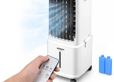 Avilia - Raffreddatore portatile senza tubo evaporativo 8.5L - Telecomando, Timer 7h, 3 Vel. | Raffreddatore e umidificatore 80W, LE in Italy