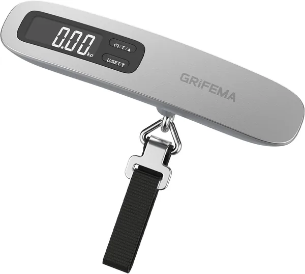Balance de bagage numérique GRIFEMA GA2006, échelles portables, avec fonction tare, jusqu’à 110 lb/50 kg – Meilleure offre