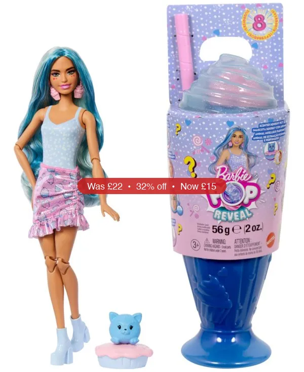Barbie Pop Reveal Sweet Treat Series Doll and Accessories Set – 32% Off