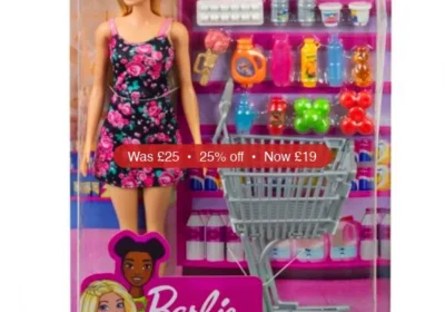 Free ad: Barbie Supermarket Shopping Doll Playset with Accessories Shopping Cart - 25% Off in United States. Barbie Supermarket Shopping Doll Playset with Accessories Shopping Cart - 25% Off in United States