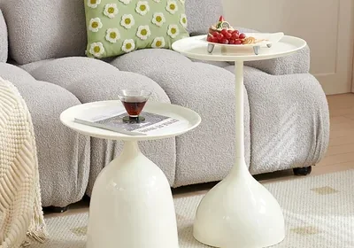 Free ad: Beauenty Coffee Table Set, Modern Round Side Table, End Table for Living Room, Bedroom, Patio & Balcony (Metal-Off White) Best Deal in Kuwait. Beauenty Coffee Table Set, Modern Round Side Table, End Table for Living Room, Bedroom, Patio & Balcony (Metal-Off White) Best Deal in Kuwait