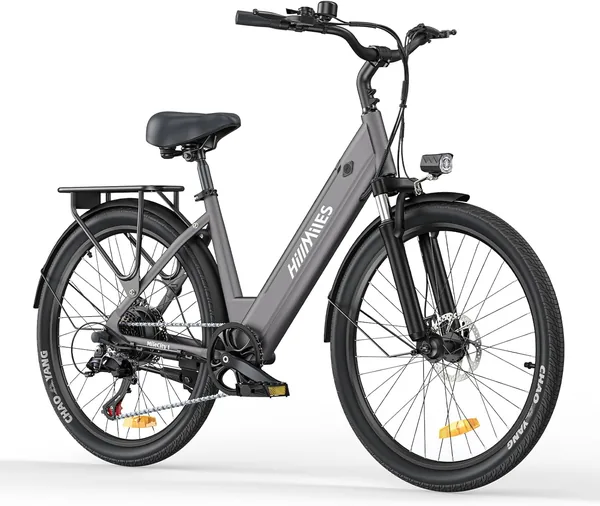 Bici elettrica HillMiles per adulti 26 pollici, 7 velocità, batteria rimovibile da 36V 13Ah, 25 km/h e autonomia 80-100 km E-Bike – Best Deal