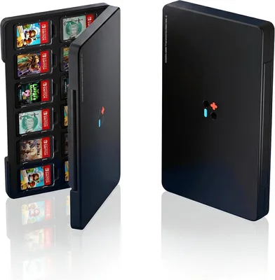 BJBT Game Card Case for Nintendo Switch 2 Switch OLED – Hard PC Shell, 12 Slot Storage, Scratch-Proof Silicone Interior