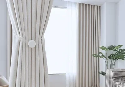 Free ad: Blackout Curtains Set 2 Panels Grommet Light Beige 130x250cm in Qatar. Blackout Curtains Set 2 Panels Grommet Light Beige 130x250cm in Qatar