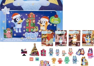 Free ad: Bluey Fuzzies Advent Calendar Pack - Best Deal in United Kingdom. Bluey Fuzzies Advent Calendar Pack - Best Deal in United Kingdom